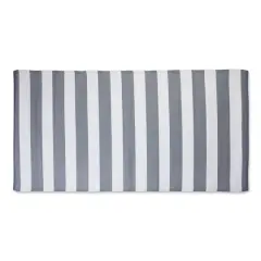 DII&reg; Stripe Outdoor Floor Runner 3ft. x 6ft. Gray