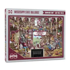 College Barnyard Fans 500 Piece Puzzle Mississippi State Bulldogs