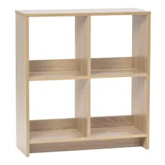 IRIS&reg; 29" 4-Cube Heavy Duty Organizer Light Brown