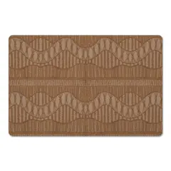 Lace Pattern Floor Mat Rust