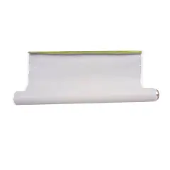 JAM Paper Windsor Cameo Floral Foil Wrapping Paper, 20" x 30ft. White