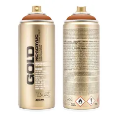 Montana&trade; Cans GOLD Shock Color Spray Paint, 400mL S8000 Shock Brown Light