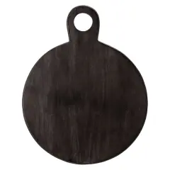 Hello Honey&reg; 19" Black Acacia Wood Tray/Cutting Board