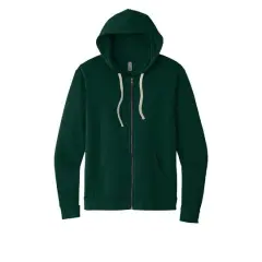 Next Level Unisex Santa Cruz Zip Hoodie Forest Green