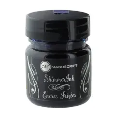 Manuscript Shimmer Ink, 25mL Cosmic Blue