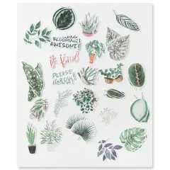 Green Plants Die Cut Stickers by Recollections&trade;
