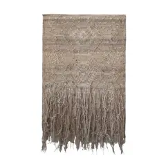 Hello Honey&reg; Bohemian Embroidered Jute Wall Hanging