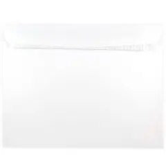 JAM Paper 10" x 13" White Booklet Envelopes