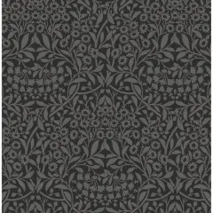 NuWallpaper Charcoal Darcy Peel & Stick Wallpaper