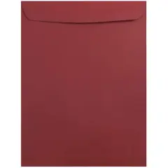 JAM Paper 9" x 12" Dark Red Open End Catalog Premium Envelopes