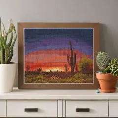 Desert Sunset Painting Diamond Art by Make Market&reg;