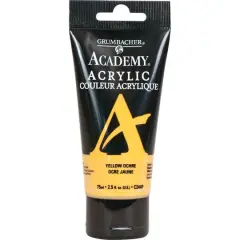 Grumbacher&reg; Academy&reg; Acrylic, 2.5oz. C244P Yellow Ochre