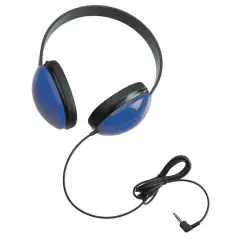 Califone Listening First&trade; Blue Stereo Headphones