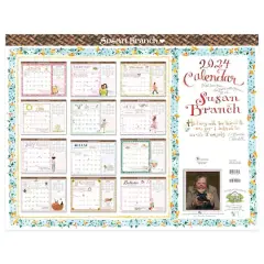 TF Publishing 2024 Susan Branch Large Desk Pad Monthly Blotter Calendar