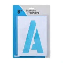 Headline/Geotype 6" Capital Letters & Numbers Stencils