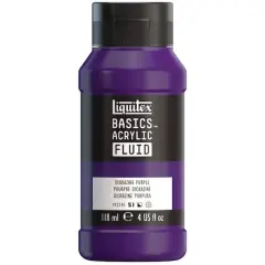 Liquitex&reg; BASICS&reg; Acrylic Fluid, 4oz. Dioxazine Purple