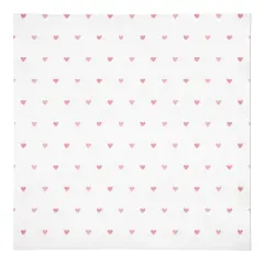 Simple Heart Pattern 10" x 10" Cotton Twill Napkin