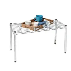 Honey Can Do Chrome Commercial Wire Table