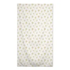 102" Cream Snowflakes Tablecloth