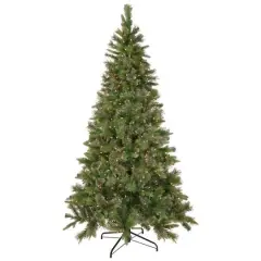 6.5ft. Pre-Lit Kingston Cashmere Pine Artificial Christmas Tree, Clear Lights