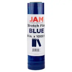 JAM Paper 18" x 1,000ft. Stretch Film Blue