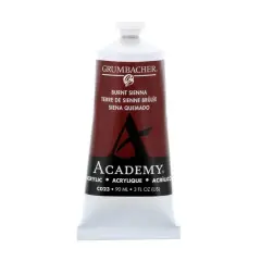 Grumbacher&reg; Academy&reg; Acrylic Paint, 3oz. C023 Burnt Sienna