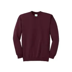 Port & Company&reg; Essential Fleece Crewneck Sweatshirt Maroon