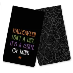 Halloween is a State of Mind 16" x 25" Tea Towel - Set of 2