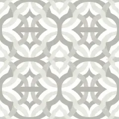 RoomMates Tipton Peel & Stick Wallpaper Taupe and White