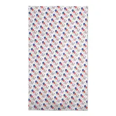 Patriotic Icons Pattern Tablecloth, 58" x 102"