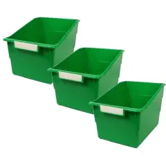 Romanoff&reg; Tattle&reg; Wide Shelf Files, 3ct. Green