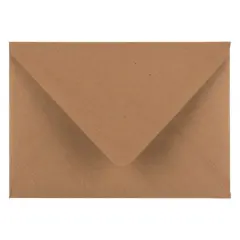 JAM Paper A7 Brown Kraft Paper Bag Invitation Envelopes, 100ct.