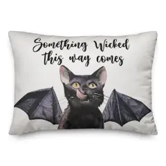 Something Wicked This Way Comes Throw Pillow