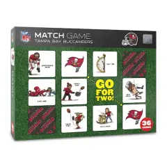 NFL Memory Match Game Tampa Bay Buccaneers