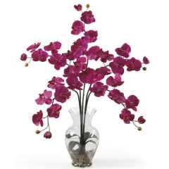 2.5ft. Moth Orchid Liquid Illusion Silk Flower Arrangement Beauty