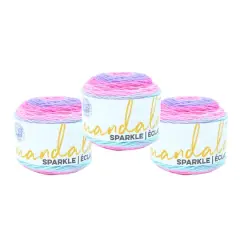 3 Pack Lion Brand&reg; Mandala&reg; Sparkle Yarn Draco