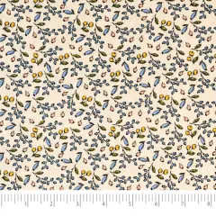SINGER Floral Pastel Berries Cotton Fabric