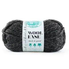 Lion Brand&reg; Wool-Ease&reg; Thick & Quick&reg; Solid Yarn Charcoal