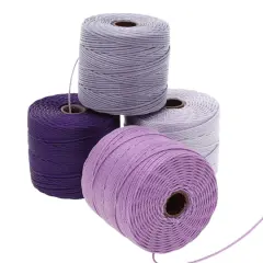 The Beadsmith&reg; S-Lon&trade; 0.5mm Lilac Bead Cord Mix