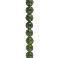 Green Quartz Round Beads, 8mm by Bead Landing&trade;
