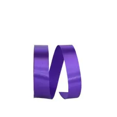 JAM Paper 3/8" x 100yd. Single Face Satin Allure Ribbon Regal Purple