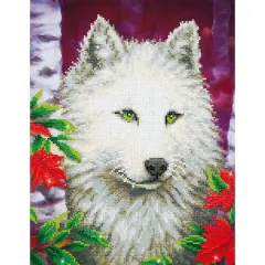 Diamond Dotz&reg; White Wolf Diamond Painting Kit