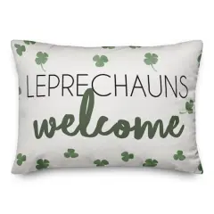 Leprechauns Welcome 20" x 14" Throw Pillow