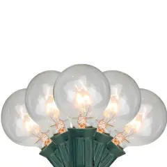 10ct. Clear Globe Patio Garden String Lights