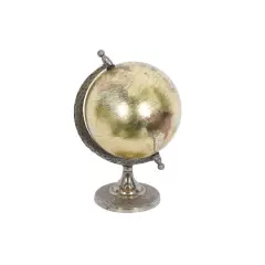 10" Brown Aluminum Traditional Globe