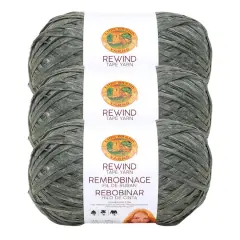 3 Pack Lion Brand&reg; Rewind&trade; Tape Yarn Olive You