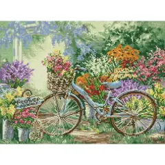 Diamond Dotz&reg; Advanced The Flower Mart Diamond Painting Kit