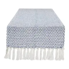 DII&reg; 72" Woven Table Runner Stonewash Blue