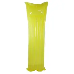 6ft. Inflatable Yellow Swimming Pool Air Mattress Float