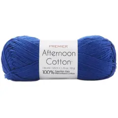 Premier&reg; Afternoon Cotton&trade; Yarn Cobalt